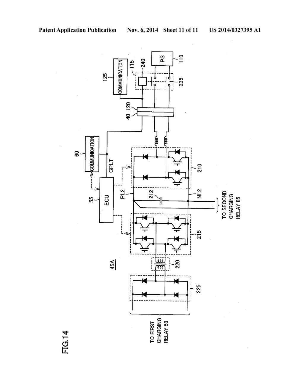 VEHICULAR POWER RECEPTION DEVICE AND VEHICLE EQUIPPED WITH THE SAME, POWER     SUPPLY APPARATUS, AND ELECTRIC POWER TRANSMISSION SYSTEM - diagram, schematic, and image 12