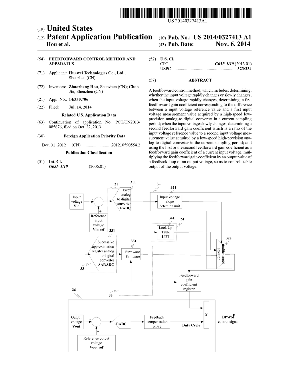 Feedforward Control Method and Apparatus - diagram, schematic, and image 01