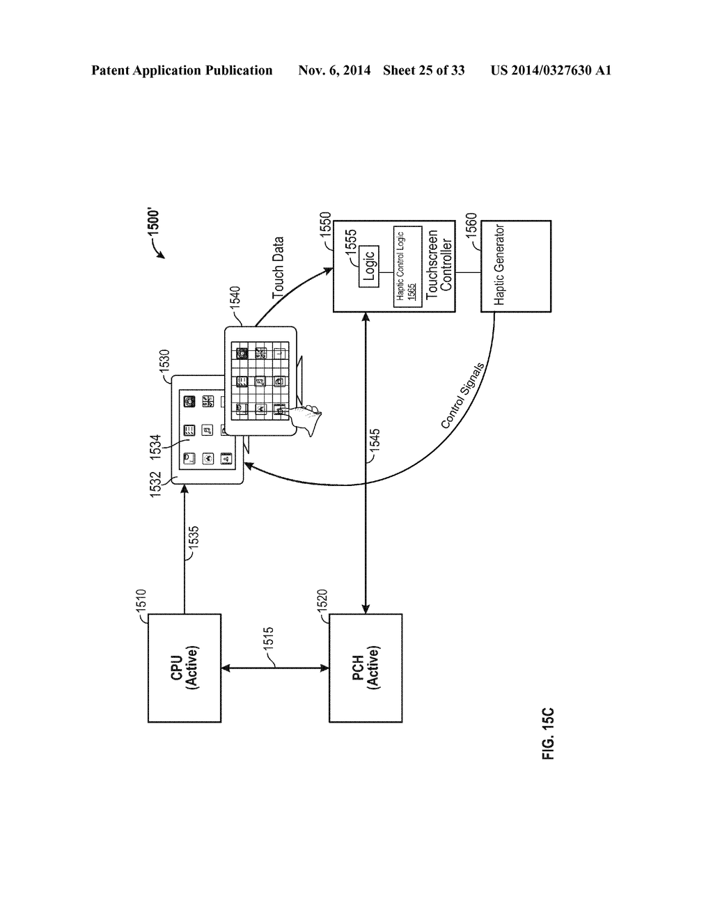 METHOD, APPARATUS, AND SYSTEM FOR DISTRIBUTED PRE-PROCESSING OF TOUCH DATA     AND DISPLAY REGION CONTROL - diagram, schematic, and image 26