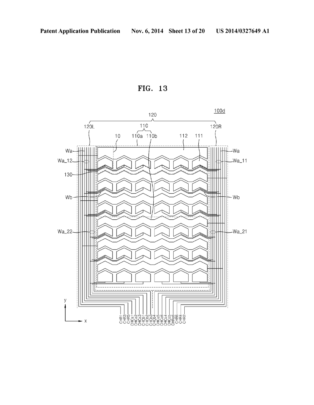 TOUCH SCREEN PANEL, TOUCH SENSING CONTROLLER, AND TOUCH SENSING SYSTEM     INCLUDING THE SAME - diagram, schematic, and image 14