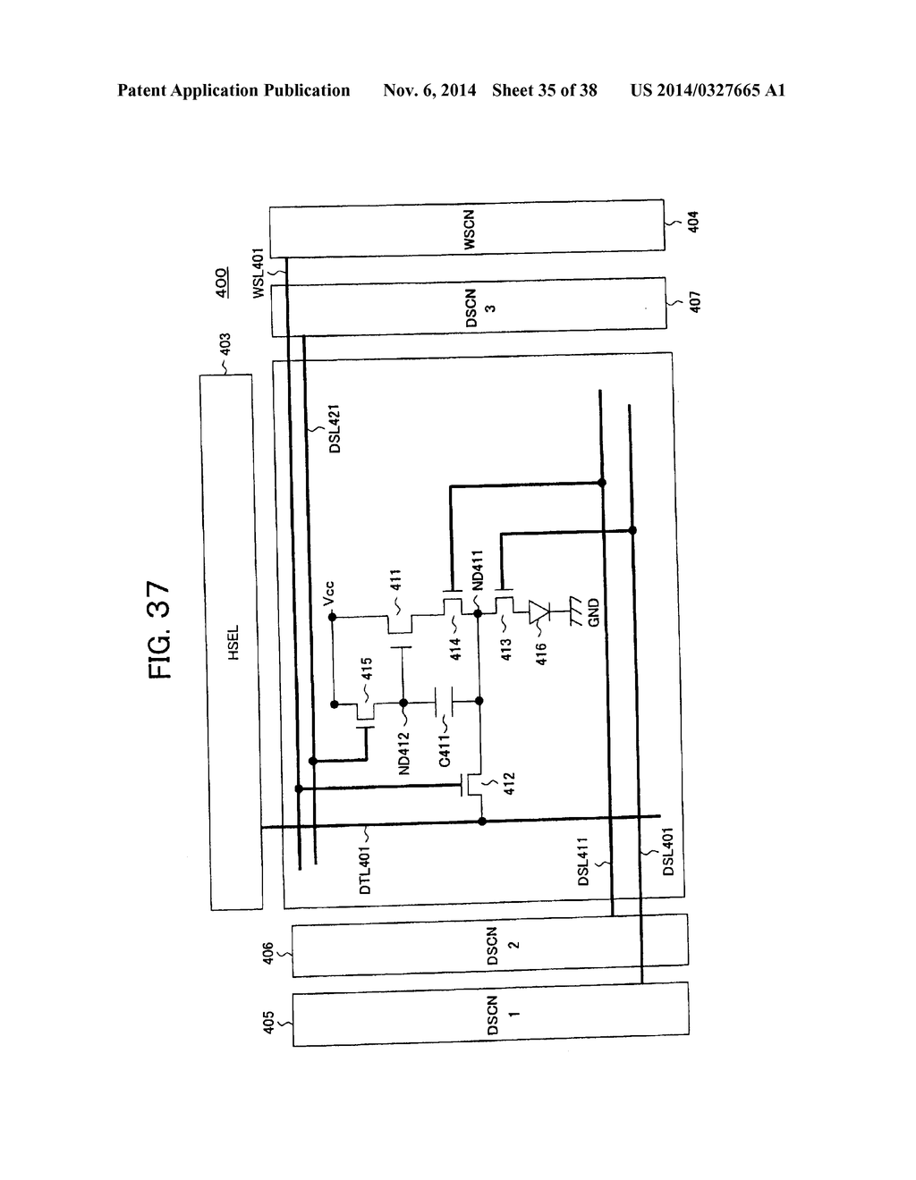 PIXEL CIRCUIT, DISPLAY DEVICE, AND METHOD OF DRIVING PIXEL CIRCUIT - diagram, schematic, and image 36