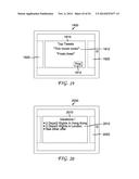 METHOD AND SYSTEM FOR PROVIDING A GRAPHICAL REPRESENTATION ON A SECOND     SCREEN OF SOCIAL MESSAGES RELATED TO CONTENT ON A FIRST SCREEN diagram and image