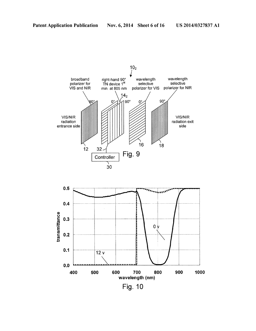 ENHANCED VISION SYSTEM IMPLEMENTED WITH OPTICAL SHUTTER ALTERNATELY     TRANSMITTING VISIBLE RADIATION AND NEAR INFRARED RADIATION - diagram, schematic, and image 07