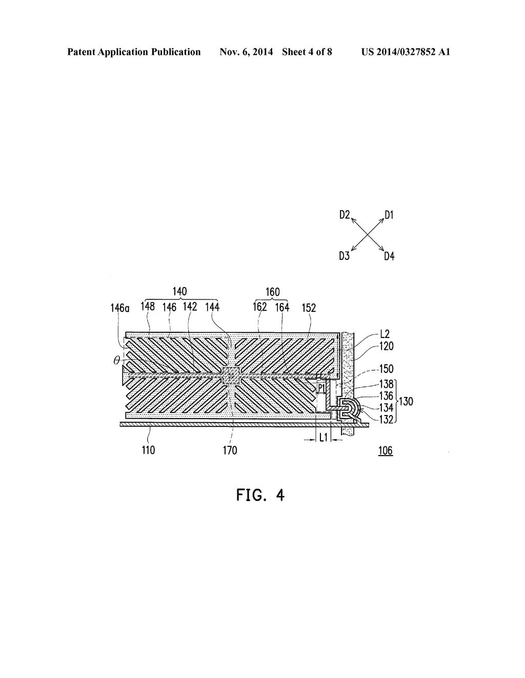 PIXEL STRUCTURE AND LIQUID CRYSTAL DISPLAY PANEL HAVING THE SAME - diagram, schematic, and image 05