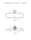 FRAMELESS INTERIOR REARVIEW MIRROR ASSEMBLY diagram and image