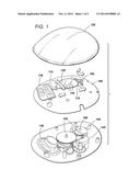 System For Projecting a Simulated Liquid Surface diagram and image