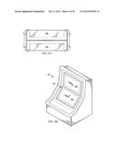 ELECTRONIC GAMING SYSTEM WITH FLUSH MOUNTED DISPLAY SCREEN diagram and image