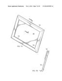 ELECTRONIC GAMING SYSTEM WITH FLUSH MOUNTED DISPLAY SCREEN diagram and image