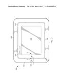 ELECTRONIC GAMING SYSTEM WITH FLUSH MOUNTED DISPLAY SCREEN diagram and image