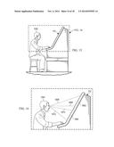 ELECTRONIC GAMING SYSTEM WITH FLUSH MOUNTED DISPLAY SCREEN diagram and image