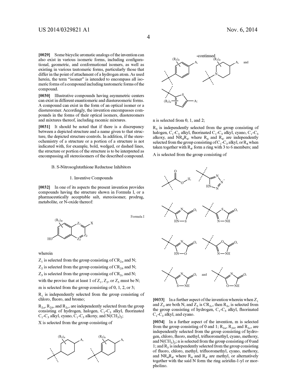 Novel Substituted Bicyclic Aromatic Compounds as S-Nitrosoglutathione     Reductase Inhibitors - diagram, schematic, and image 05