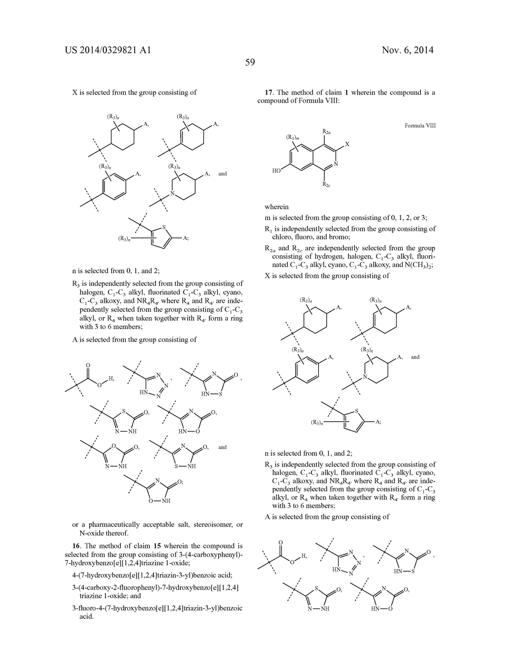 Novel Substituted Bicyclic Aromatic Compounds as S-Nitrosoglutathione     Reductase Inhibitors - diagram, schematic, and image 60