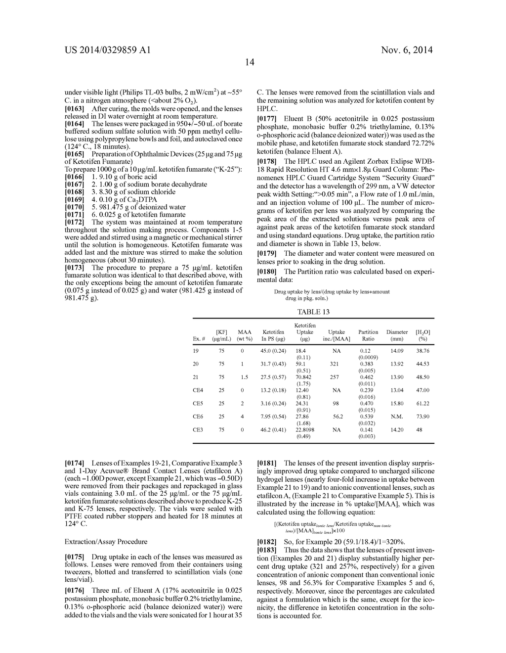 IONIC SILICONE HYDROGELS COMPRISING PHARMACEUTICAL AND/OR NEUTICEUTICAL     COMPONENTS AND HAVING IMPROVED HYDROLYTIC STABILITY - diagram, schematic, and image 21