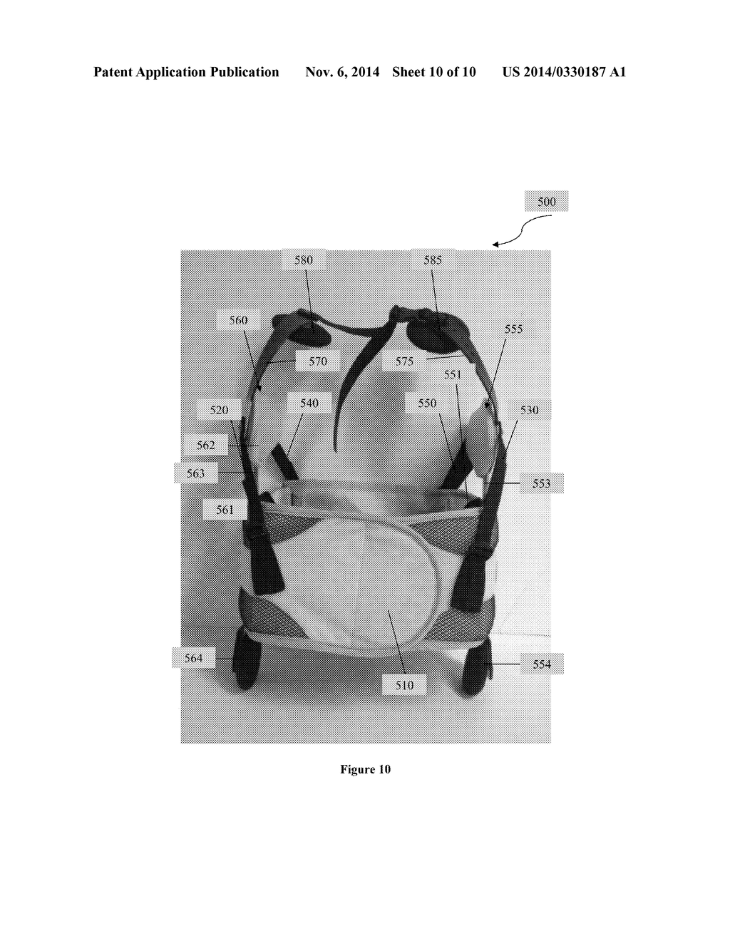 Scoliosis Brace - diagram, schematic, and image 11