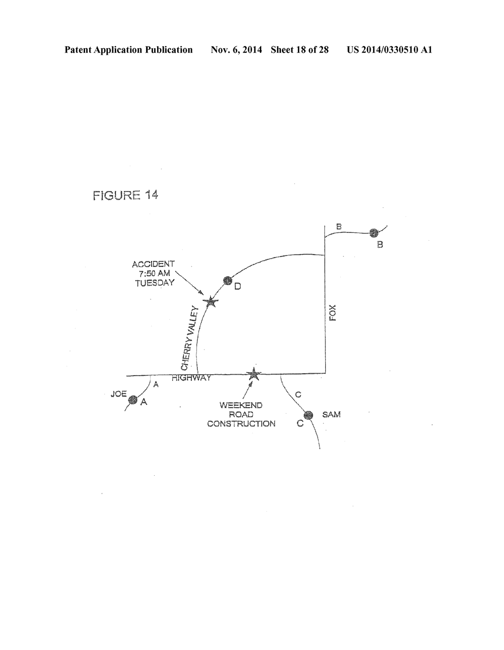 Automated Location-Intelligent Traffic Notification Service Systems and     Methods - diagram, schematic, and image 19