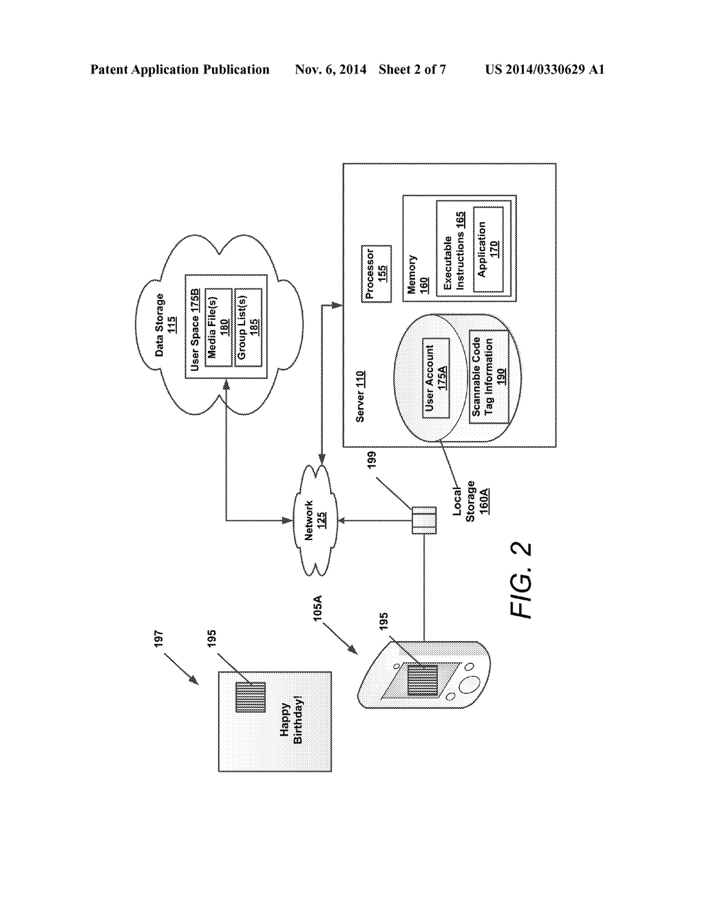 SCANNABLE CODE TAGS FOR USE IN SOCIAL NETWORKING AND GROUP INVITATION - diagram, schematic, and image 03