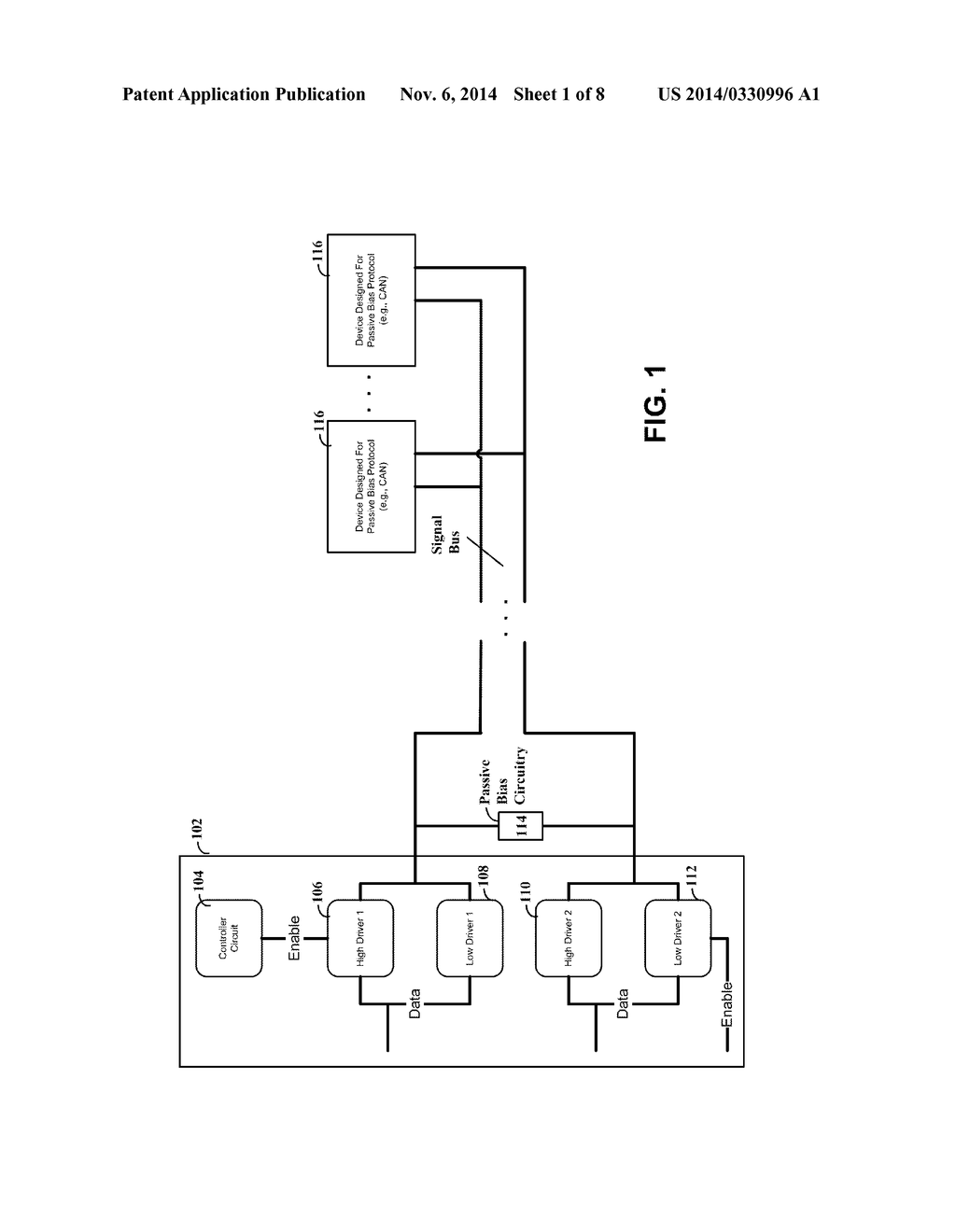 DEVICES AND METHODS FOR AN ENHANCED DRIVER MODE FOR A SHARED BUS - diagram, schematic, and image 02