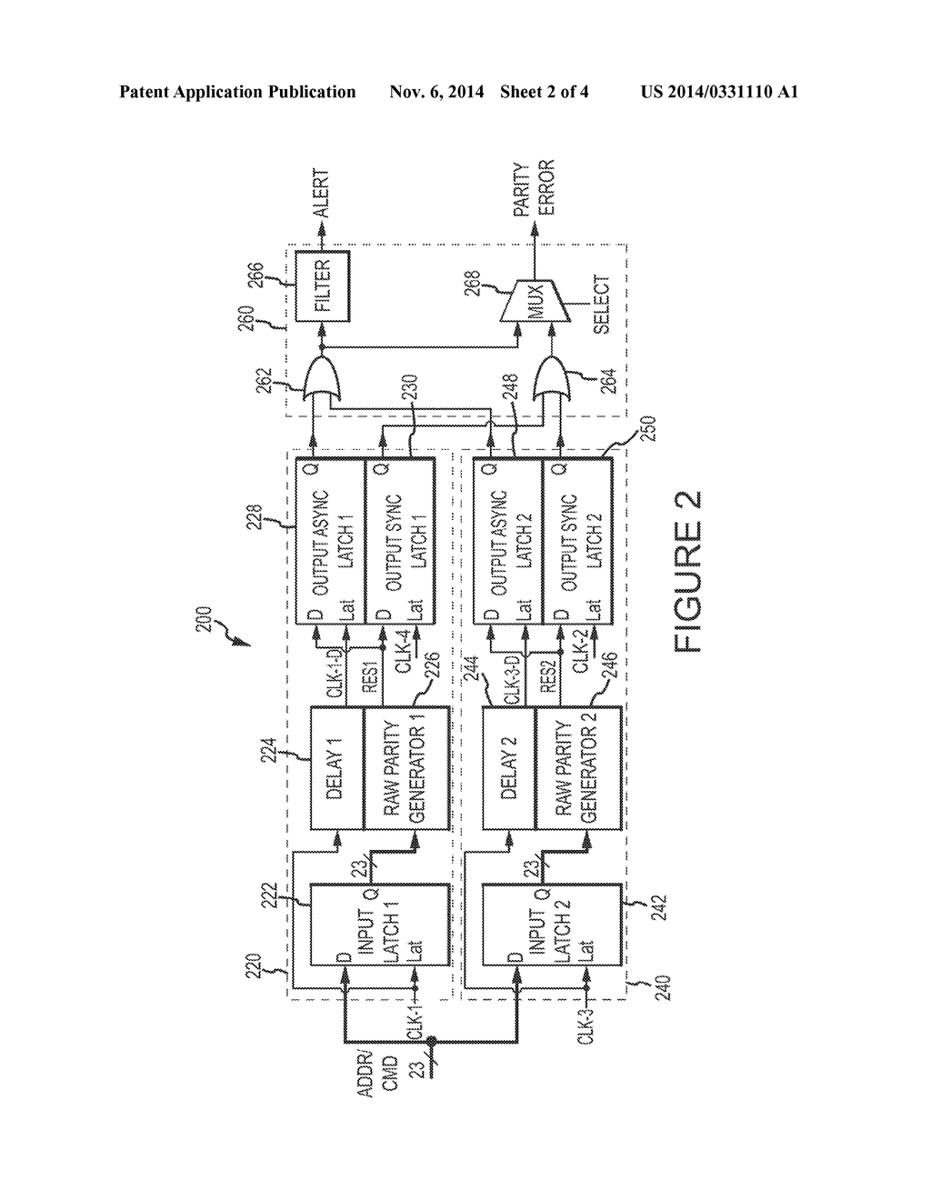 CIRCUITS, INTEGRATED CIRCUITS, AND METHODS FOR INTERLEAVED PARITY     COMPUTATION - diagram, schematic, and image 03