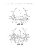 FOOTWEAR SOLES INCLUDING AN ELECTRONIC CONTROL SYSTEM CONTROLLINING THE     FLOW RESISTANCE OF A MAGNETORHEOLOGICAL FLUID IN COMPARTMENTS WITH     INTERNAL FLEXIBILITY SIPES BETWEEN INNER AND OUTER COMPARTMENTS diagram and image