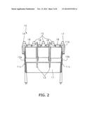 EXCAVATING BUCKET FOR CONSTRUCTION MACHINE diagram and image