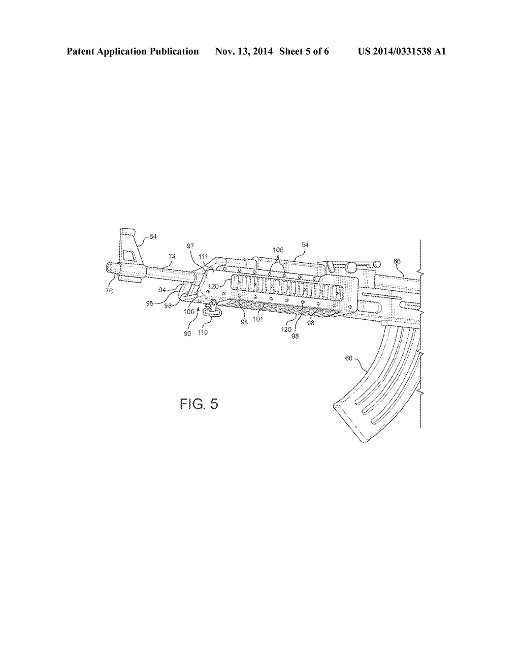 Firearm Modification Accessory - diagram, schematic, and image 06