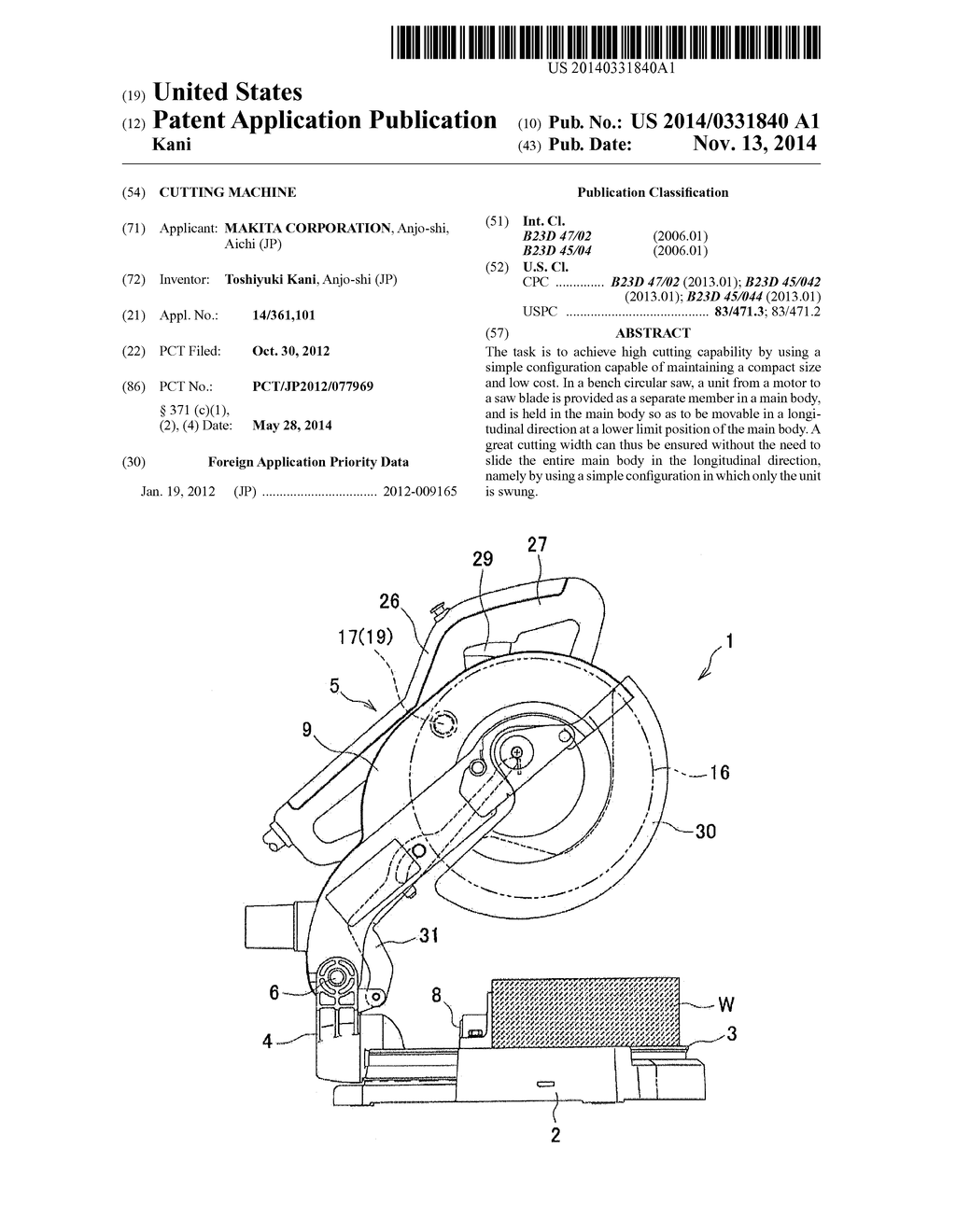 CUTTING MACHINE - diagram, schematic, and image 01