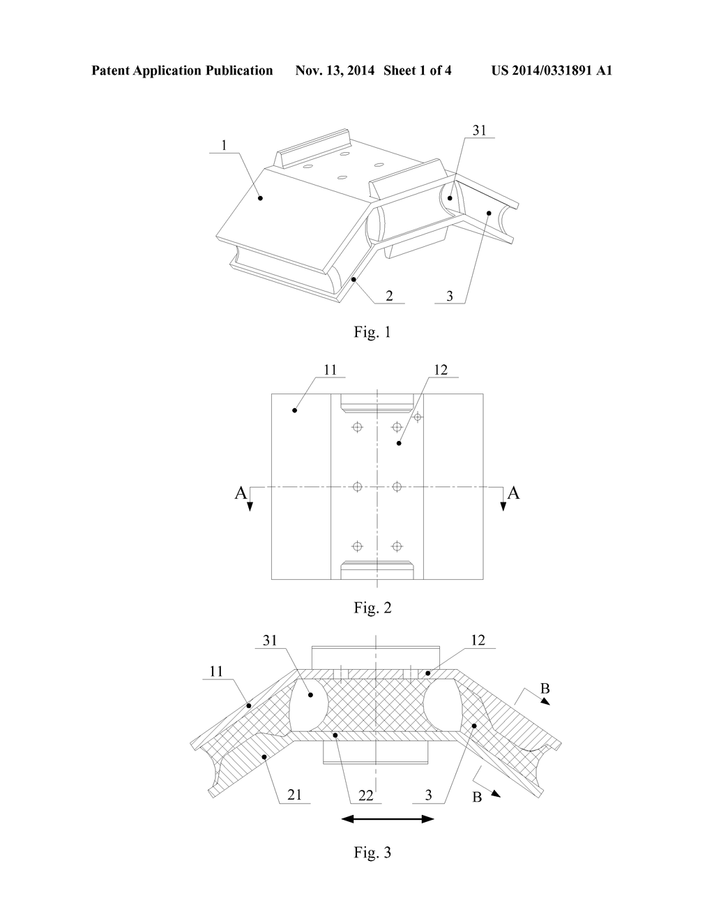 RAILWAY WAGON BOGIE AND AXLE BOX RUBBER SPRING THEREOF - diagram, schematic, and image 02