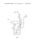 PARTS WASHER ASSEMBLY WITH EXTERNALLY MOUNTED PUMP MOTOR diagram and image