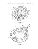 BEVERAGE COLLECTOR FOR COLLECTING CENTRIFUGED LIQUID AND CENTRIFUGAL     BEVERAGE MACHINE USING SUCH COLLECTOR diagram and image