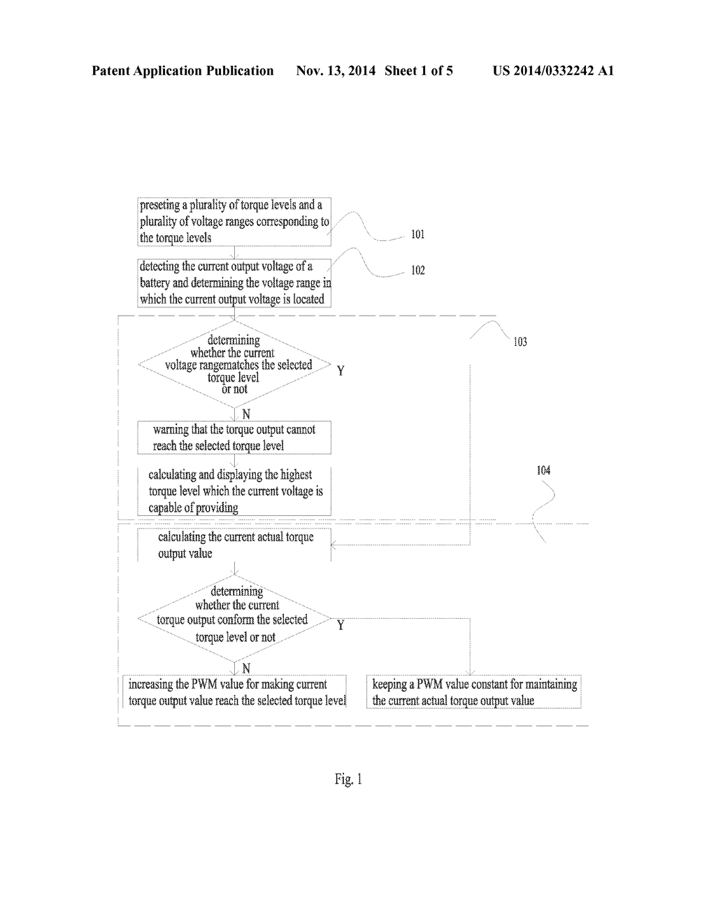 METHOD FOR CONTROLLING TORQUE OUTPUT OF DC ELECTRIC TOOL - diagram, schematic, and image 02