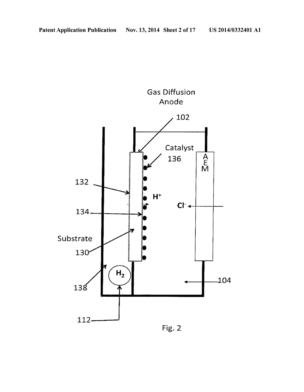 Low-Voltage Alkaline Production Using Hydrogen And Electrocatalytic     Electrodes - diagram, schematic, and image 03