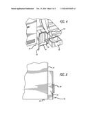 WALL MOUNTED STOWAGE COMPARTMENT diagram and image