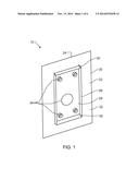 BACKPLATE FOR A UTILITY BOX diagram and image