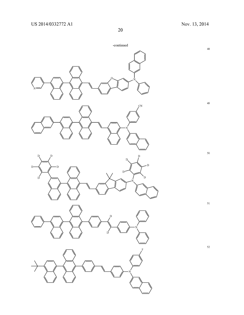 STYRL-BASED COMPOUND AND ORGANIC LIGHT EMITTING DIODE COMPRISING THE SAME - diagram, schematic, and image 22