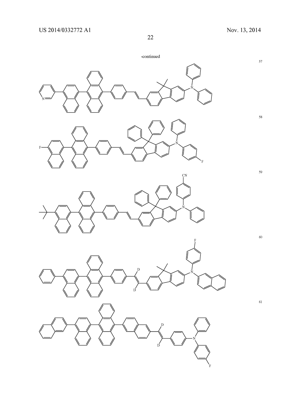 STYRL-BASED COMPOUND AND ORGANIC LIGHT EMITTING DIODE COMPRISING THE SAME - diagram, schematic, and image 24