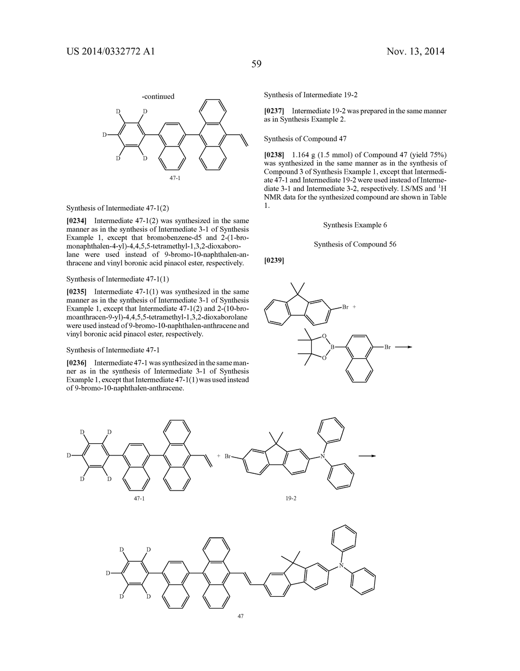 STYRL-BASED COMPOUND AND ORGANIC LIGHT EMITTING DIODE COMPRISING THE SAME - diagram, schematic, and image 61