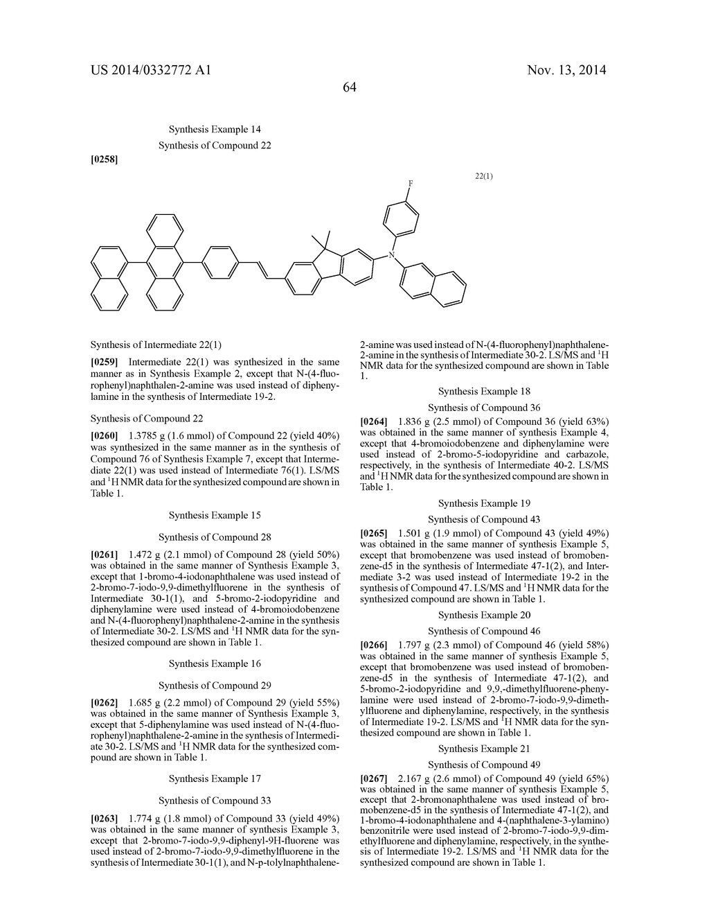 STYRL-BASED COMPOUND AND ORGANIC LIGHT EMITTING DIODE COMPRISING THE SAME - diagram, schematic, and image 66