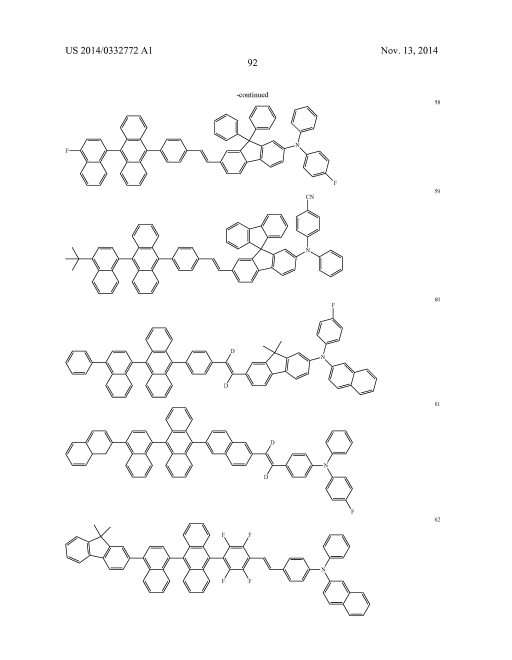 STYRL-BASED COMPOUND AND ORGANIC LIGHT EMITTING DIODE COMPRISING THE SAME - diagram, schematic, and image 94