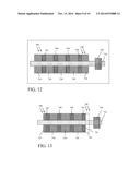 SEMICONDUCTOR DEVICE INCLUDING FINFET STRUCTURES WITH VARIED EPITAXIAL     REGIONS, RELATED METHOD AND DESIGN STRUCTURE diagram and image