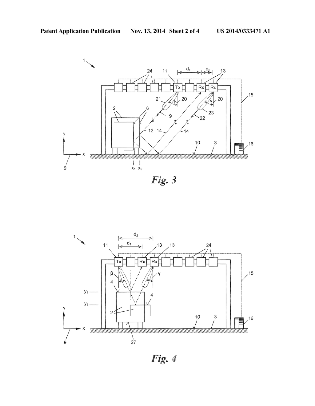 METHOD FOR MEASURING THE POSITION OF A SURFACE OF A VEHICLE - diagram, schematic, and image 03