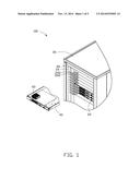 HEAT DISSIPATION SYSTEM AND RACK-MOUNT SERVER USING THE SAME diagram and image