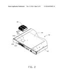 HEAT DISSIPATION SYSTEM AND RACK-MOUNT SERVER USING THE SAME diagram and image