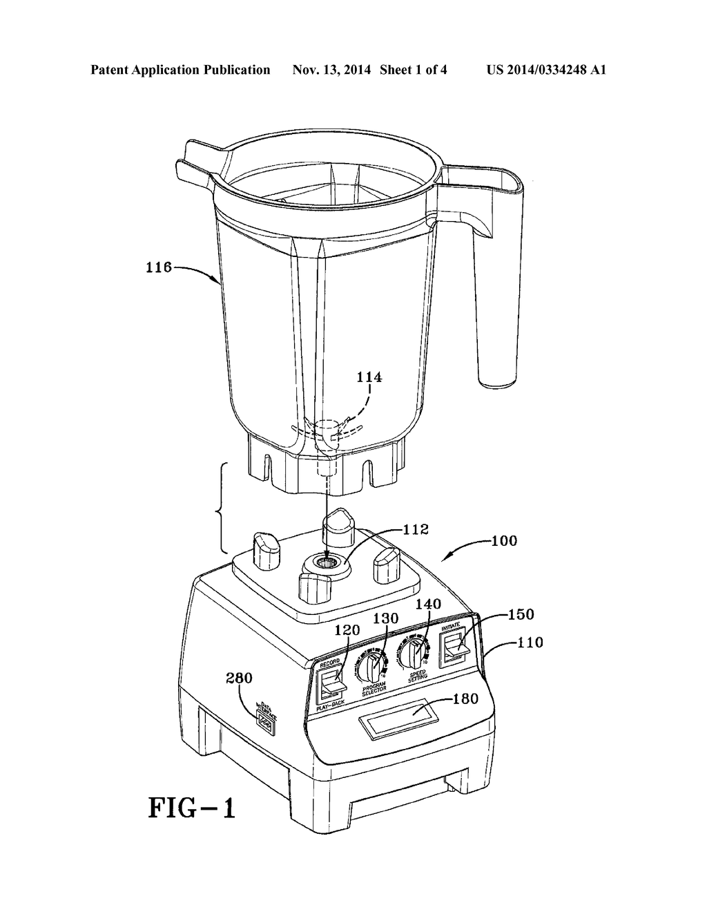 PROGRAMMABLE BLENDER HAVING RECORD AND PLAYBACK FEATURES - diagram, schematic, and image 02