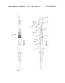 SEPARABLE LOCKING FIBER OPTIC CONNECTOR diagram and image