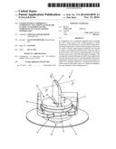 CONFIGURATION COMPRISING A COMPONENT AND A FIXING SYSTEM FOR ELASTIC     ATTACHMENT OF THE COMPONENT TO A PANEL-SHAPED SUPPORT PART diagram and image