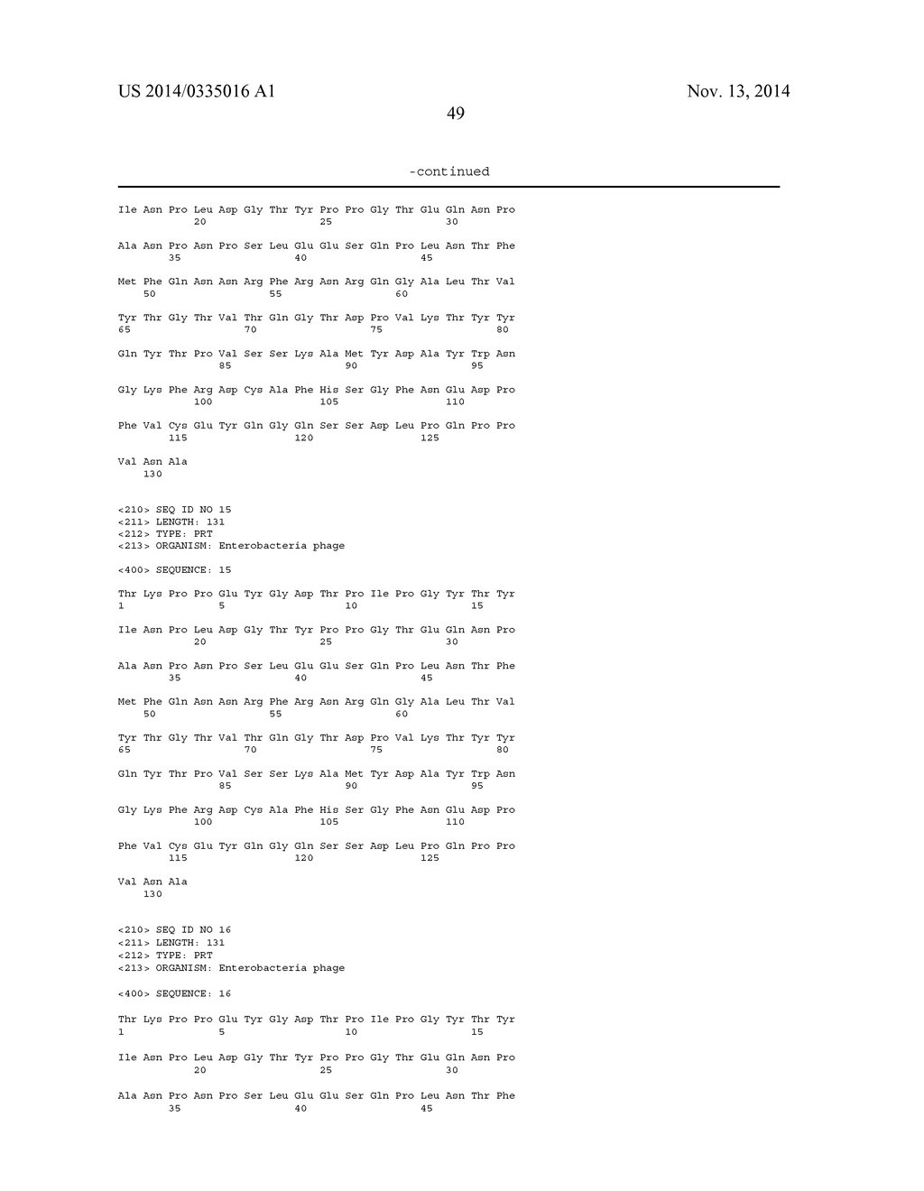 Bacteriophage Gene 3 Protein Compositions and Use as Amyloid Binding     Agents - diagram, schematic, and image 102