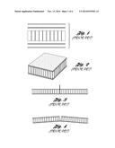 METHOD OF MAKING A SANDWICH-TYPE COMPOSITE PANEL HAVING A LIVING HINGE AND     PANEL OBTAINED BY PERFORMING THE METHOD diagram and image