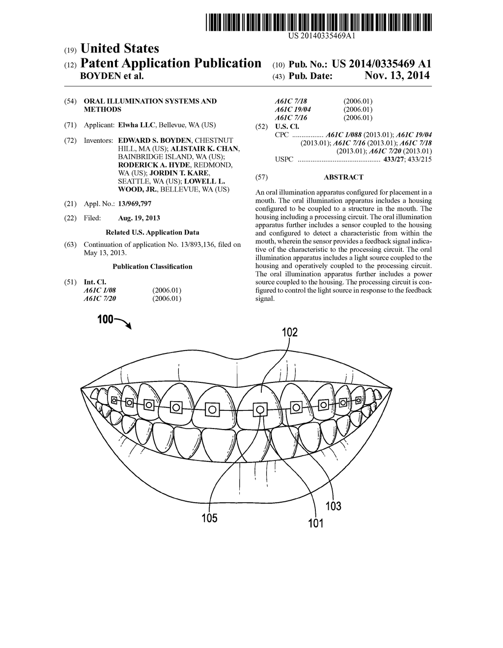 ORAL ILLUMINATION SYSTEMS AND METHODS - diagram, schematic, and image 01