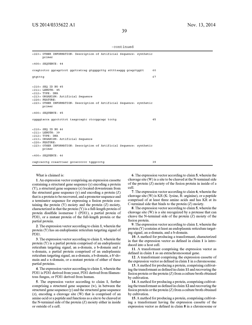 EXPRESSION VECTOR AND METHOD FOR PRODUCING PROTEIN - diagram, schematic, and image 54