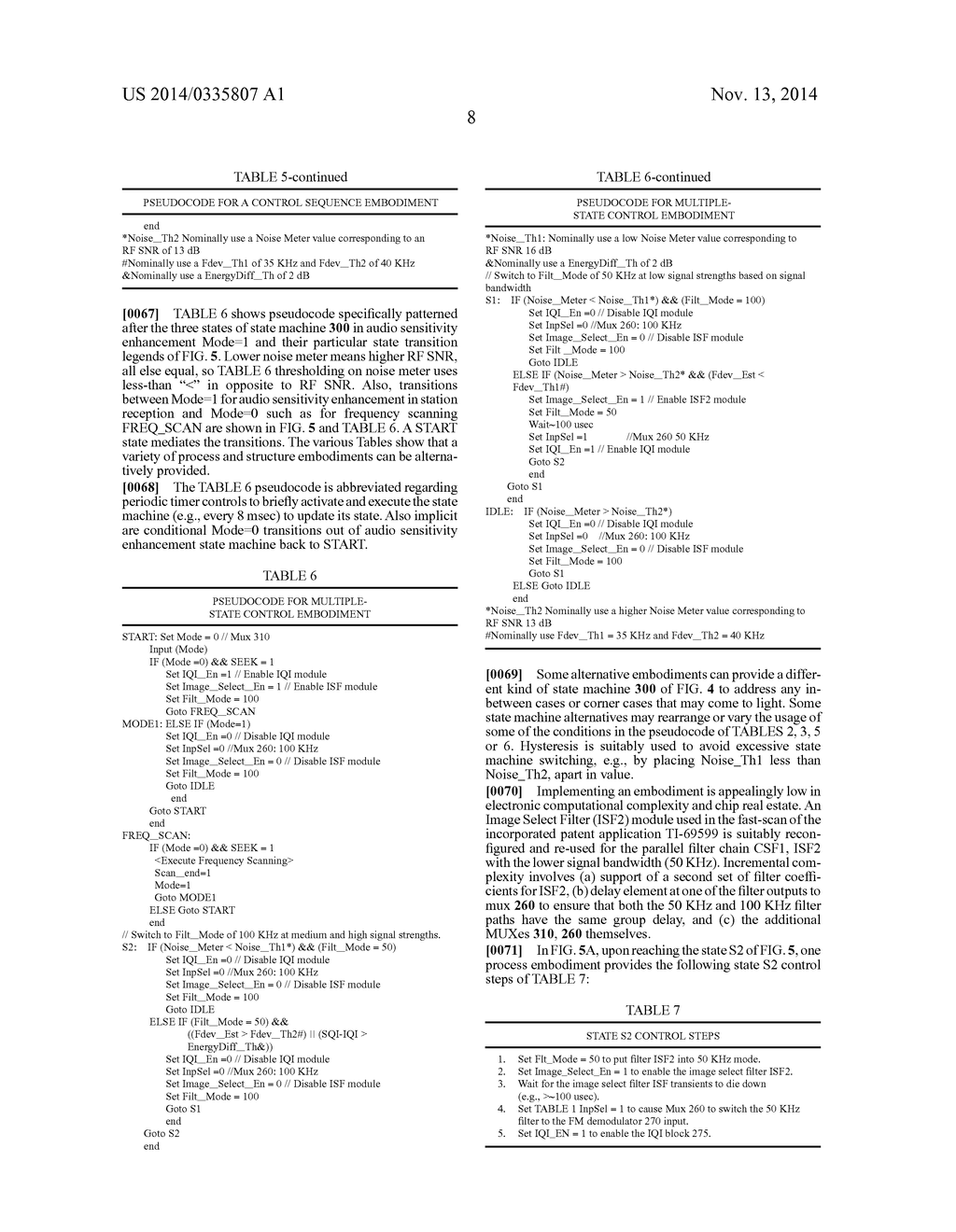 METHODS, CIRCUITS, SYSTEMS AND APPARATUS PROVIDING AUDIO SENSITIVITY     ENHANCEMENT IN A WIRELESS RECEIVER, POWER MANAGEMENT AND OTHER     PERFORMANCES - diagram, schematic, and image 18